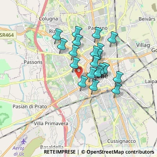 Mappa Via Villa Glori, 33100 Udine UD, Italia (1.4015)