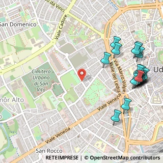 Mappa Via Villa Glori, 33100 Udine UD, Italia (0.6865)