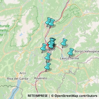 Mappa Via Giovanni a Prato, 38122 Trento TN, Italia (7.48333)