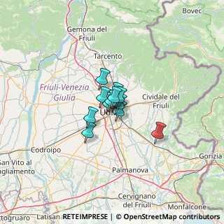 Mappa Direzione Centrale via Vittorio Veneto, 33100 Udine UD, Italia (5.17)