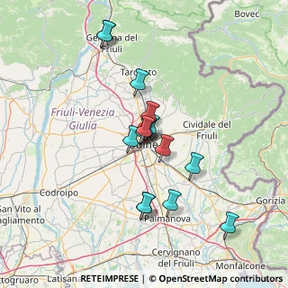 Mappa Direzione Centrale via Vittorio Veneto, 33100 Udine UD, Italia (11.68133)