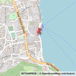Mappa Via Guglielmo Marconi, 8, 28822 Cannobio, Verbano-Cusio-Ossola (Piemonte)