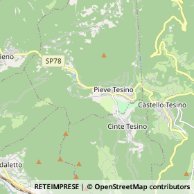 Mappa Pieve Tesino