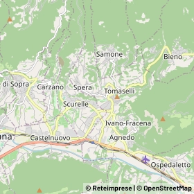 Mappa Strigno