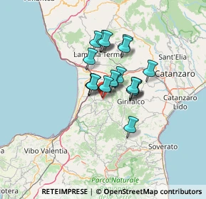 Mappa Curinga, 88022 Curinga CZ, Italia (9.8885)