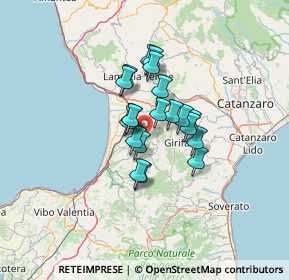 Mappa Curinga, 88022 Curinga CZ, Italia (9.3625)