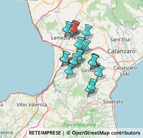 Mappa Curinga, 88022 Curinga CZ, Italia (10.148)