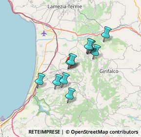 Mappa Curinga, 88022 Curinga CZ, Italia (5.72909)