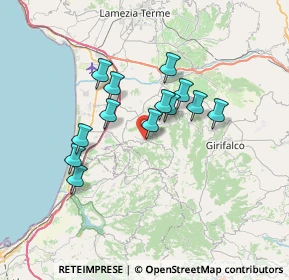 Mappa Via A. Maiello, 88022 Curinga CZ, Italia (6.20846)