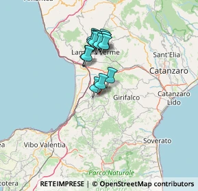Mappa Via A. Maiello, 88022 Curinga CZ, Italia (11.94333)