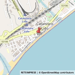 Mappa Via Lungomare Stefano Pugliese, 135, 88100 Catanzaro, Catanzaro (Calabria)