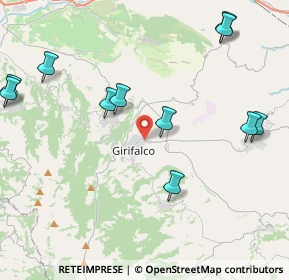 Mappa Girifalco, 88024 Girifalco CZ, Italia (5.53455)
