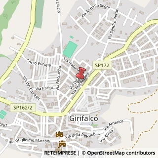 Mappa Via D. Alighieri, 8, 88024 Girifalco, Catanzaro (Calabria)
