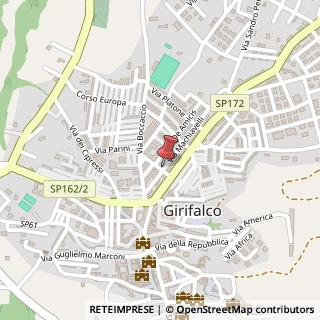 Mappa Via Alessandro Manzoni, 6, 88024 Girifalco, Catanzaro (Calabria)