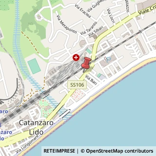 Mappa Viale Crotone, 37, 88100 Catanzaro, Catanzaro (Calabria)