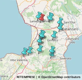 Mappa Via Tre Canali, 88022 Curinga CZ, Italia (12.5375)