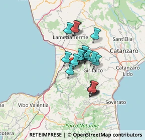 Mappa Via Tre Canali, 88022 Curinga CZ, Italia (9.708)