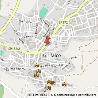 Mappa Via Antonio Migliaccio, 48, 88024 Girifalco CZ, Italia, 88024 Girifalco, Catanzaro (Calabria)