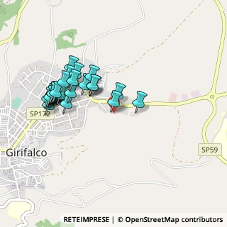 Mappa Via dei Narcisi, 88024 Girifalco CZ, Italia (0.525)