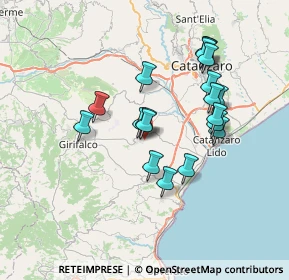 Mappa Via Dirupi, 88021 Borgia CZ, Italia (7.02158)