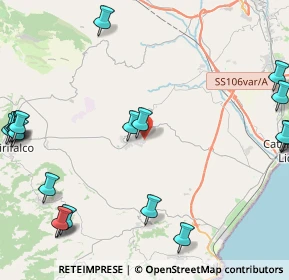 Mappa Via Dirupi, 88021 Borgia CZ, Italia (6.9665)