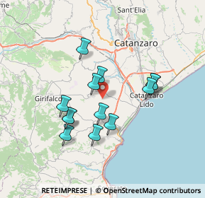 Mappa 88021 Borgia CZ, Italia (6.76846)