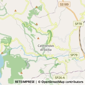 Mappa Castronovo di Sicilia