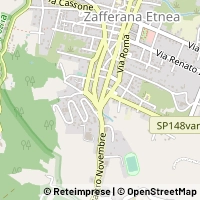 地图 Zafferana Etnea