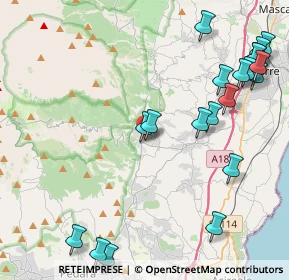 Mappa Via Archimede, 95019 Zafferana Etnea CT, Italia (6.077)