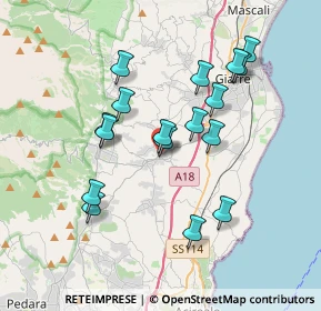 Mappa Via Scuole, 95010 Santa Venerina CT, Italia (3.78235)