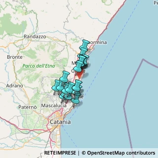 Mappa Via Nazario Sauro, 95018 Riposto CT, Italia (9.313)