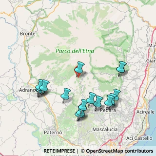 Mappa Contrada Serra la Nave, 95032 Belpasso CT, Italia (9.6265)