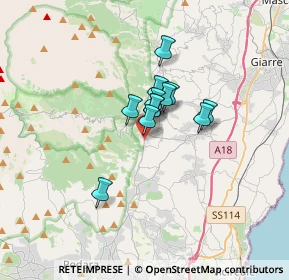 Mappa Via IV Novembre, 95019 Zafferana etnea CT, Italia (2.23417)