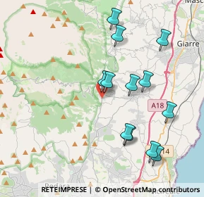 Mappa Via IV Novembre, 95019 Zafferana etnea CT, Italia (4.395)