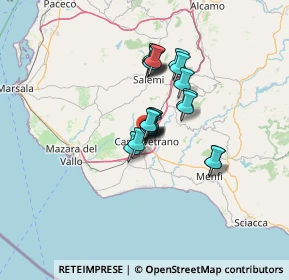 Mappa Via Florio Franca, 91022 Castelvetrano TP, Italia (9.6075)