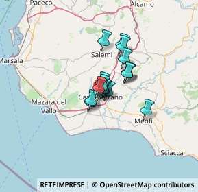 Mappa Via Florio Franca, 91022 Castelvetrano TP, Italia (7.71647)