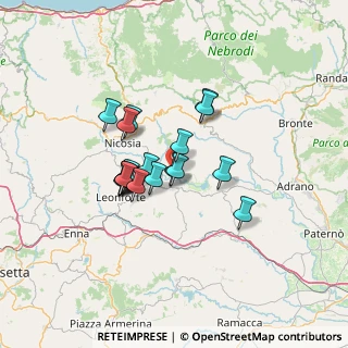 Mappa SP 22, 94010 Gagliano Castelferrato EN, Italia (11.223)