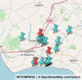 Mappa SP 4, 91022 Castelvetrano TP, Italia (8.1075)
