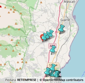 Mappa Via Martoglio, 95010 Santa Venerina CT, Italia (5.75813)