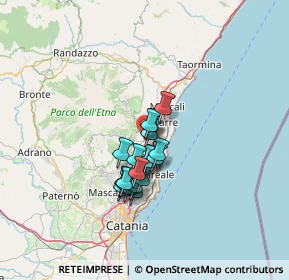 Mappa Via Martoglio, 95010 Santa Venerina CT, Italia (10.382)