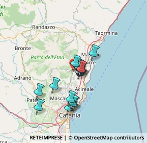 Mappa Via Alcide De Gasperi, 95019 Zafferana Etnea CT, Italia (11.34)