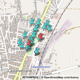 Mappa Via Giorgio Santangelo, 91022 Castelvetrano TP, Italia (0.18214)