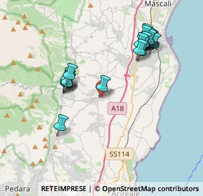 Mappa Via Mazzini, 95010 Santa Venerina CT, Italia (4.4115)