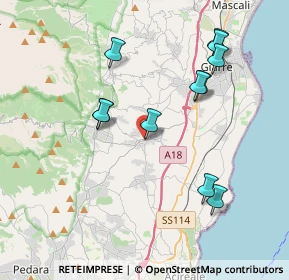 Mappa Via Vittorio Emanuele III, 95010 Santa Venerina CT, Italia (4.34727)