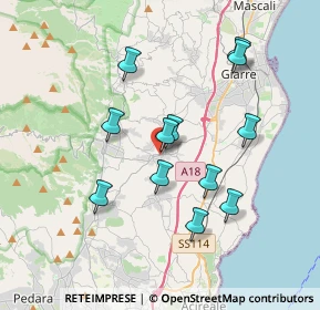 Mappa Piazza Regina Elena, 95010 Santa Venerina CT, Italia (3.77)