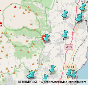 Mappa Via delle Ginestre, 95019 Zafferana Etnea CT, Italia (7.0025)