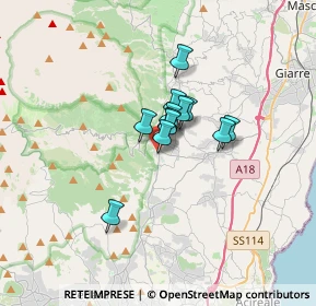 Mappa Via Nipitelli, 95019 Zafferana Etnea CT, Italia (2.075)