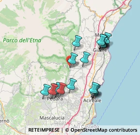 Mappa Via Nipitelli, 95019 Zafferana Etnea CT, Italia (7.9795)