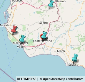Mappa Via Gregorio Ugdulena, 91022 Castelvetrano TP, Italia (16.07273)