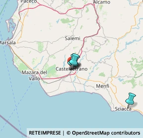 Mappa Via Gregorio Ugdulena, 91022 Castelvetrano TP, Italia (29.57417)